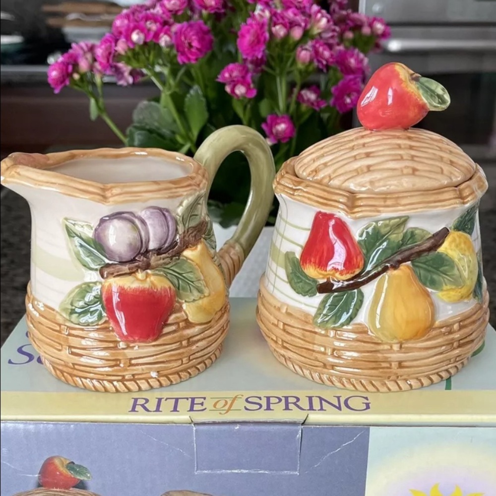 Sugar and creamer coffee sets
